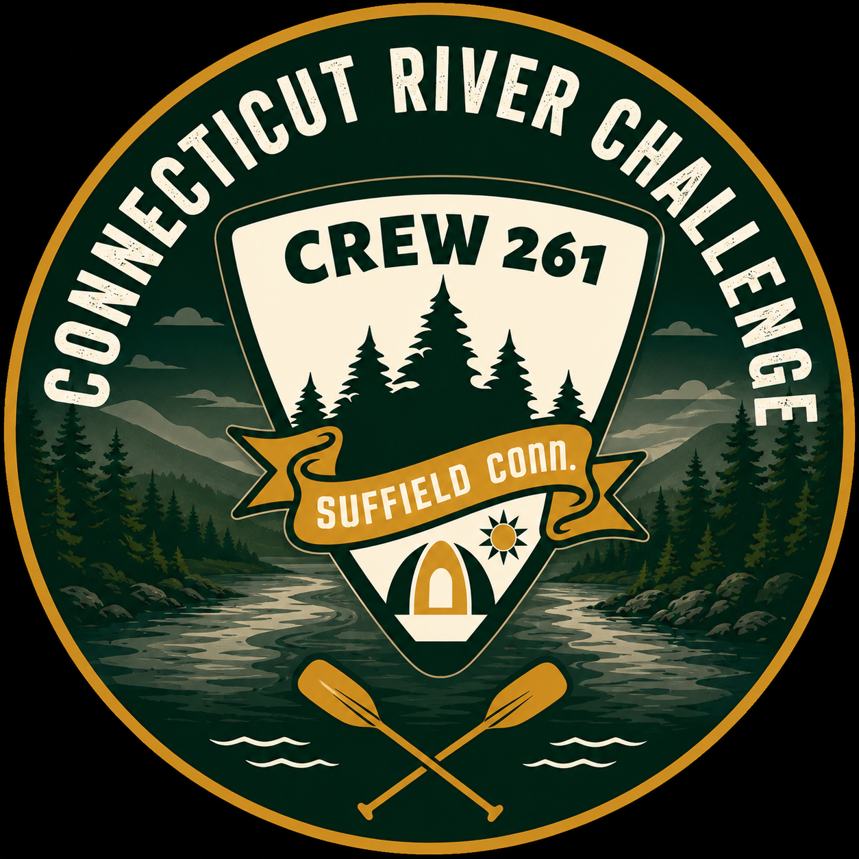 Crew 261 Logo — Connecticut River Challenge